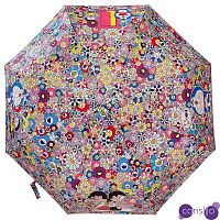 Зонт раскладной TAKASHI MURAKAMI дизайн 006 Мульти цвет
