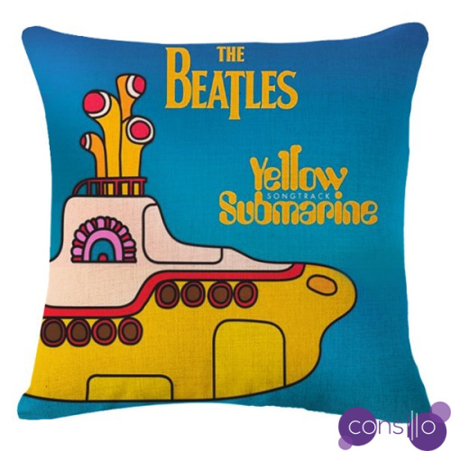 Декоративная подушка Yellow Submarine
