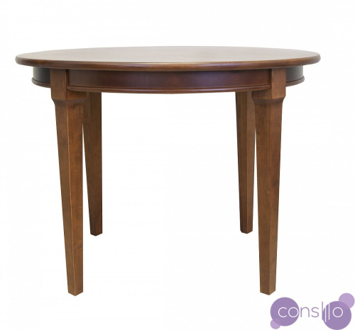 Обеденный стол круглый деревянный 107 см Claren