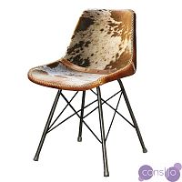 Стул лофт шкура коровы Cowhide Schoolhouse Chair