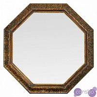 Зеркало восьмиугольное бронзовое с резьбой Dario