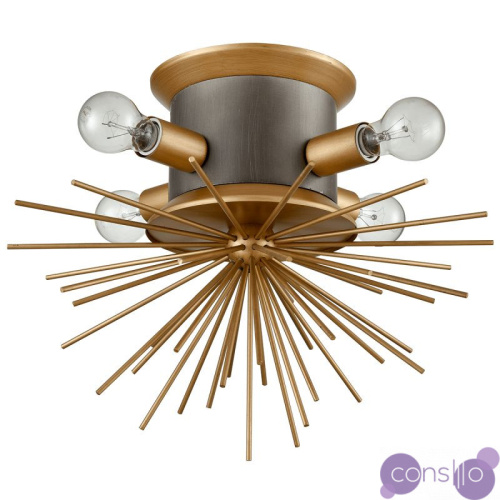 Потолочный светильник Hedgehog Brass Chandelier