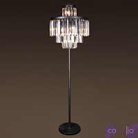 Торшер RH 1920S Odeon Clear Glass Floor Lamp 4 rings