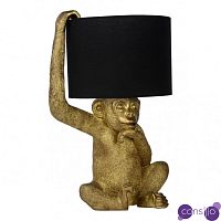 Настольная лампа с Золотой Обезьяной Monkey holding a lampshade