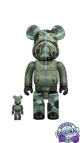 Bearbrick Bape x Alpha 400% (28cm)