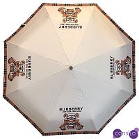Зонт раскладной BURBERRY дизайн 001 Бежевый цвет