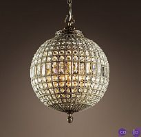 Подвесной дизайнерский светильник 19th C. Casbah Crystal Chandelier 18" by Restoration Hardware