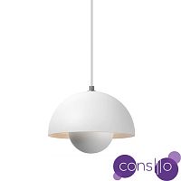 Подвесной дизайнерский светильник Flowerpot by Verpan Panton (белый)