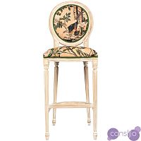 Деревянный барный стул «Шинуазри»
