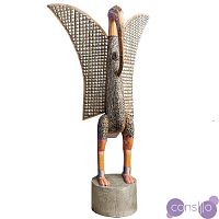 Птица племени Сенуфо Кот-д Ивуар ручная резьба