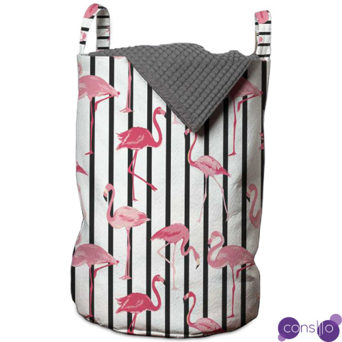 Корзина Flamingo Stripes Basket