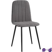 Стул Easy Chair Велюр Темно-Серый цвет