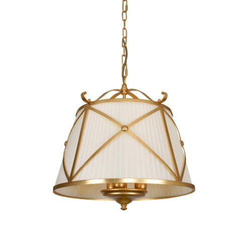 Люстра абажур Provence Lampshade Light Gold Chandelier