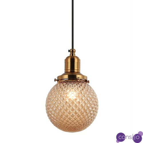 Подвесной светильник Perforated Bubbles Янтарь
