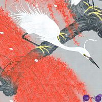 Обои ручная роспись Herons & Willows Autumn