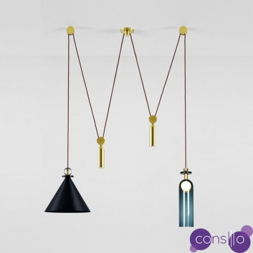 Подвесной светильник Shape up Double Pendant Black Подвесной светильник Shape up Double Pendant Black