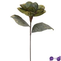 Декоративный искусственный цветок Магнолия зеленая
