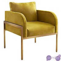 Кресло Velvet Ardmore Chair yellow