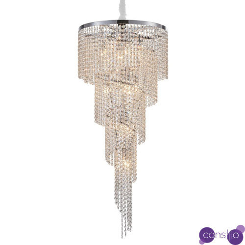 Хрустальная люстра Crystal Art Nickel D45 см