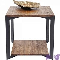 Приставной столик деревянный с полкой Phoenix