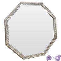 Зеркало серебряное восьмиугольное большое Silver light