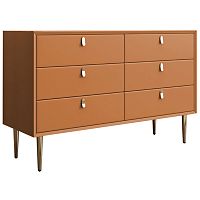 Комод Olson Leather Chest of Drawers 120