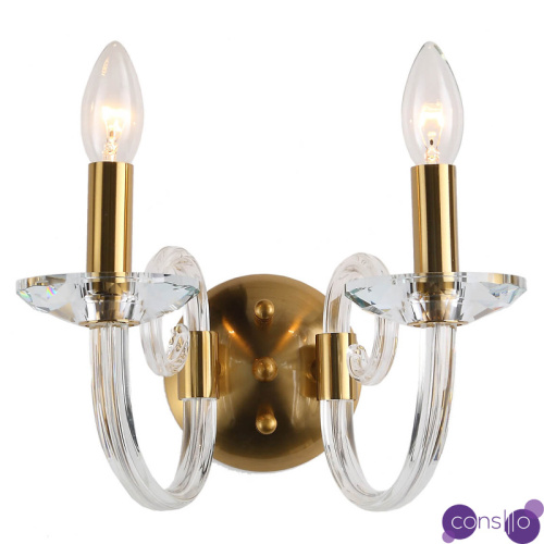 Бра Twisted Glass Candles Wall Lamp