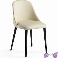 Мягкий стул кожаный кремовый CPMK125-CREMA от Angel Cerda
