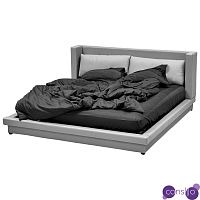 Кровать двуспальная с подушками и мягким основанием Stout Bed