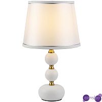 Настольная лампа с абажуром Altera Lampshade White Gold Table Lamp