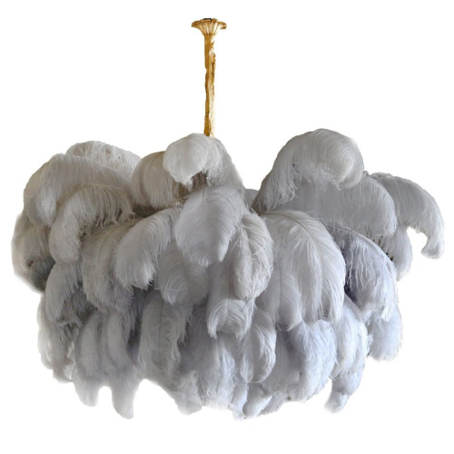 Люстра из страусиных перьев Extra Large Feather Chandelier GRAND TOUR