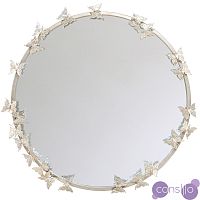 Зеркало Butterflies Circle Silver Mirror