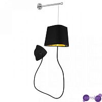Бра Designheure Lighting Black Wall Lamp