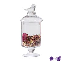 Ваза Glass Vase With Lid